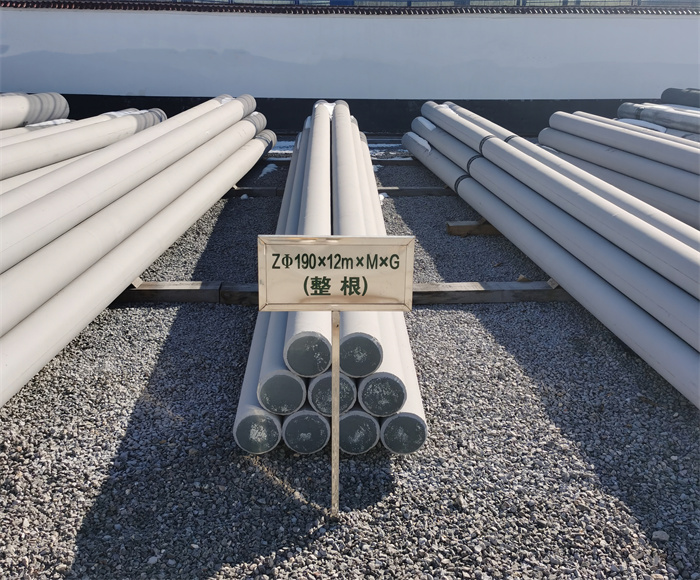 藤县190×12米钢筋混凝土水泥电线杆